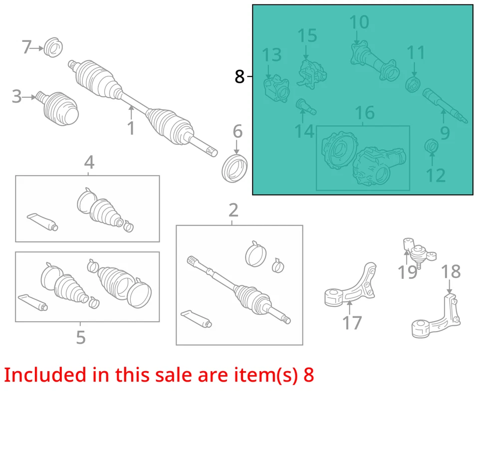 4.10 Ratio Front Carrier from 2005 Toyota Sequoia 12128482 - Image 3 of 4