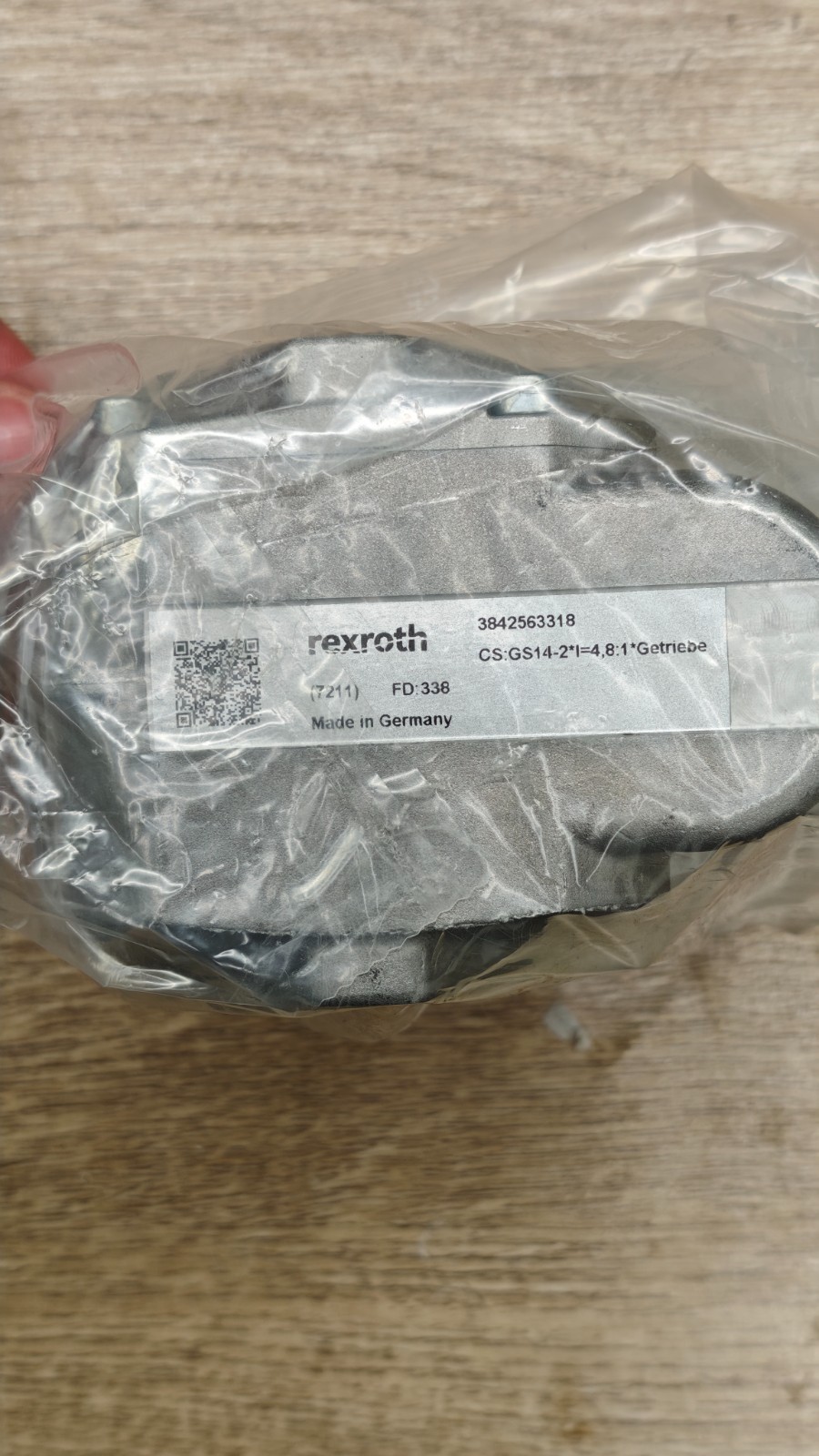 Bosch Rexroth 3842563318 Gear Unit GS 14-2, i=4.8:1