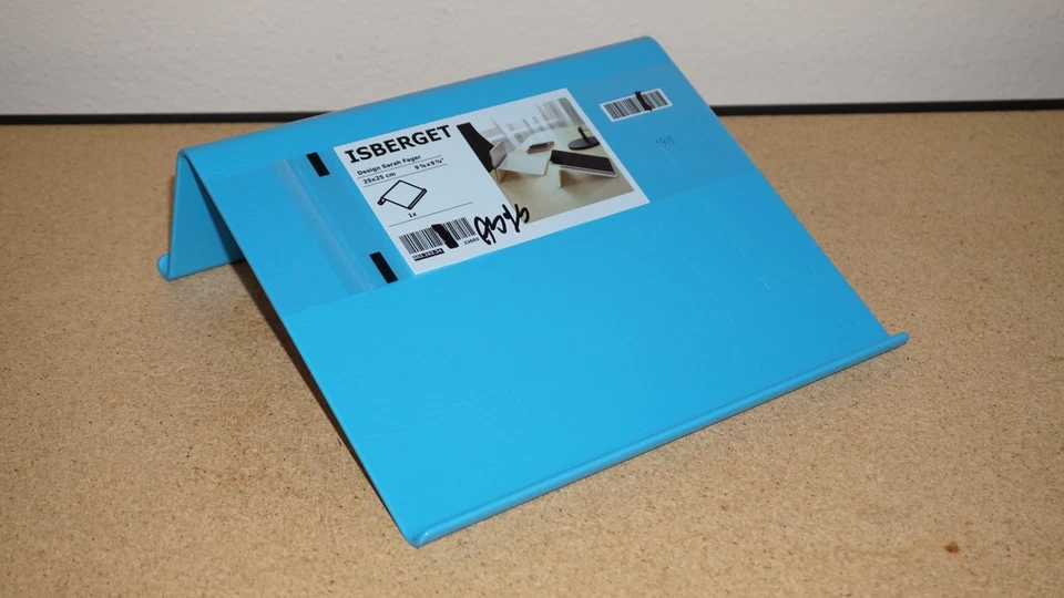 12x IKEA Isberget Blue Plastic Laptop iPad Tablet Tray Stand Electronics - Image 3 of 4