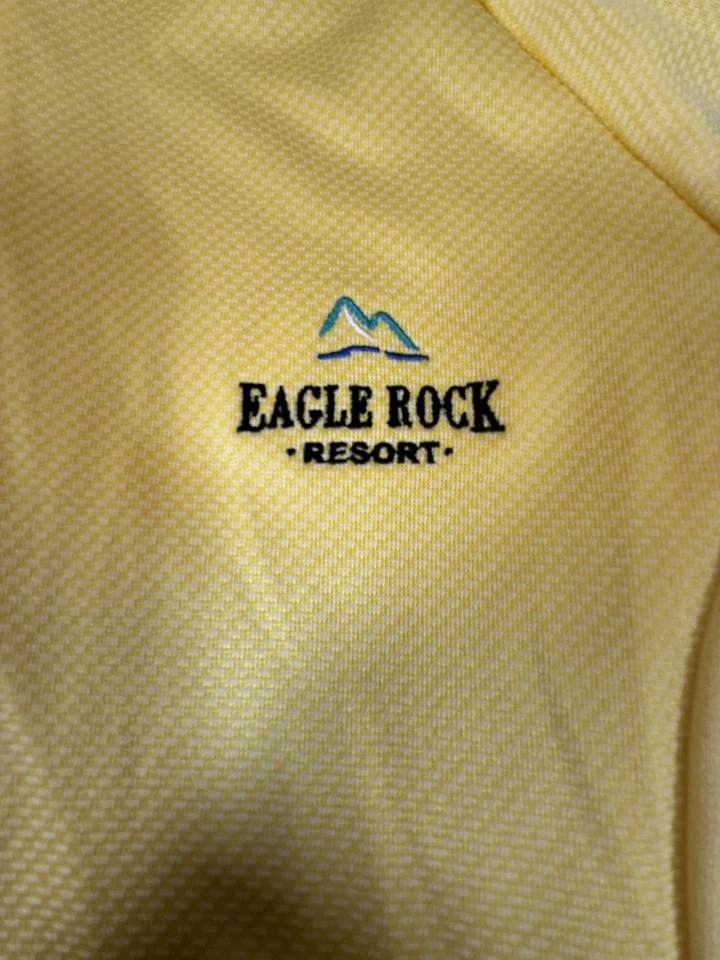 Antigua Eagle Rock Resort Pullover Womens XL Yellow 1/4 Zip Lightweight Shirt Foto 2 de 4