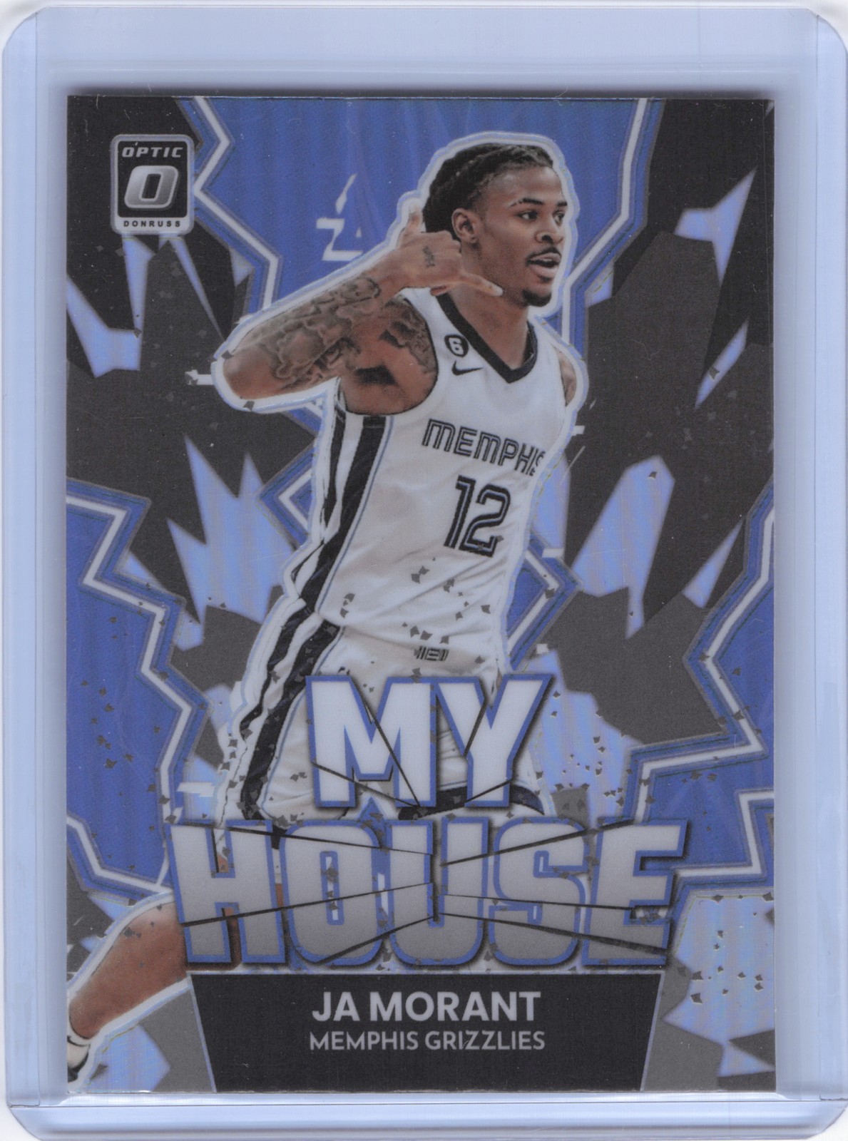 2022-23 Donruss Optic #18 Ja Morant My House Holo