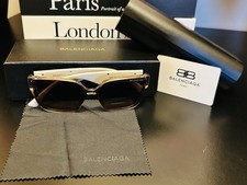 Balenciaga  Women’s Square Sunglasses Brown  Frame Black UV400