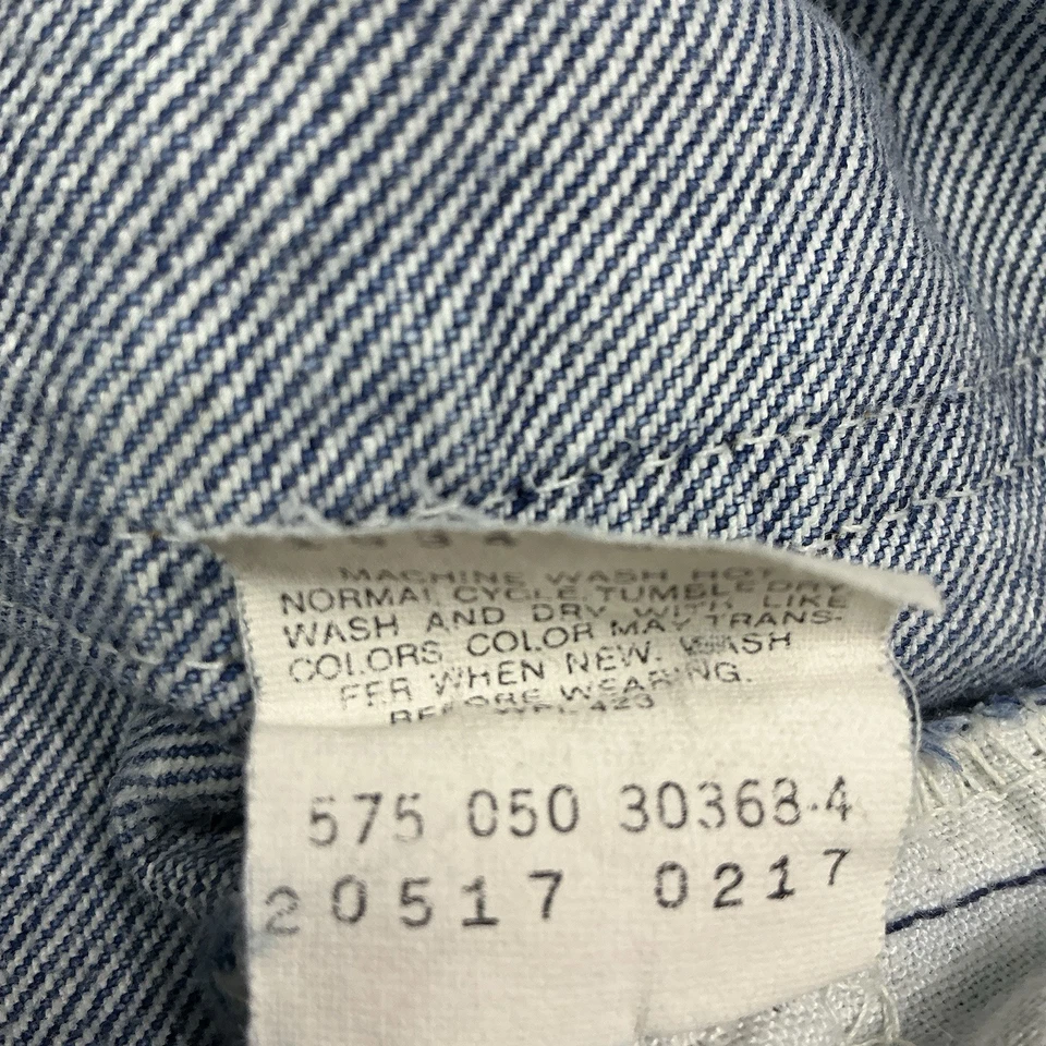 Pantalones cortos vaqueros vintage Levi’s años 70/80 517 lavado medio naranja lengüeta hechos en EE. UU. 29” Foto 3 de 4