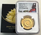 2025-W $100 High Relief Liberty Gold NGC PF70 First Day of Issue + OGP