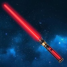Light up Sword, Flashing Dueling Sabers for Kids with FX Sound Retractable Blade