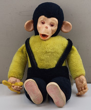 Vintage Atlanta 20" Mr. Bim Zippy the Chimp Style Rubber Face Monkey Doll Plush