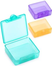 3 Pack Small Pocket Pill Case Organizers Daily Pill Box Container for Purse