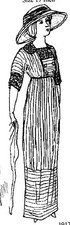 Bailey Sewing Pattern for 17" Lady Doll 1912 Summer Silk Dress 98 Lincoln