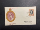 British KUT 1953 FDC cover  South Africa QE II Coronation Africa ? Cachet Limuru