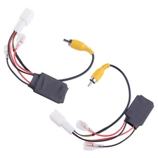 2Pcs Reverse Camera Retention Wiring Harness Cable Plug Connector Fit For Toyota