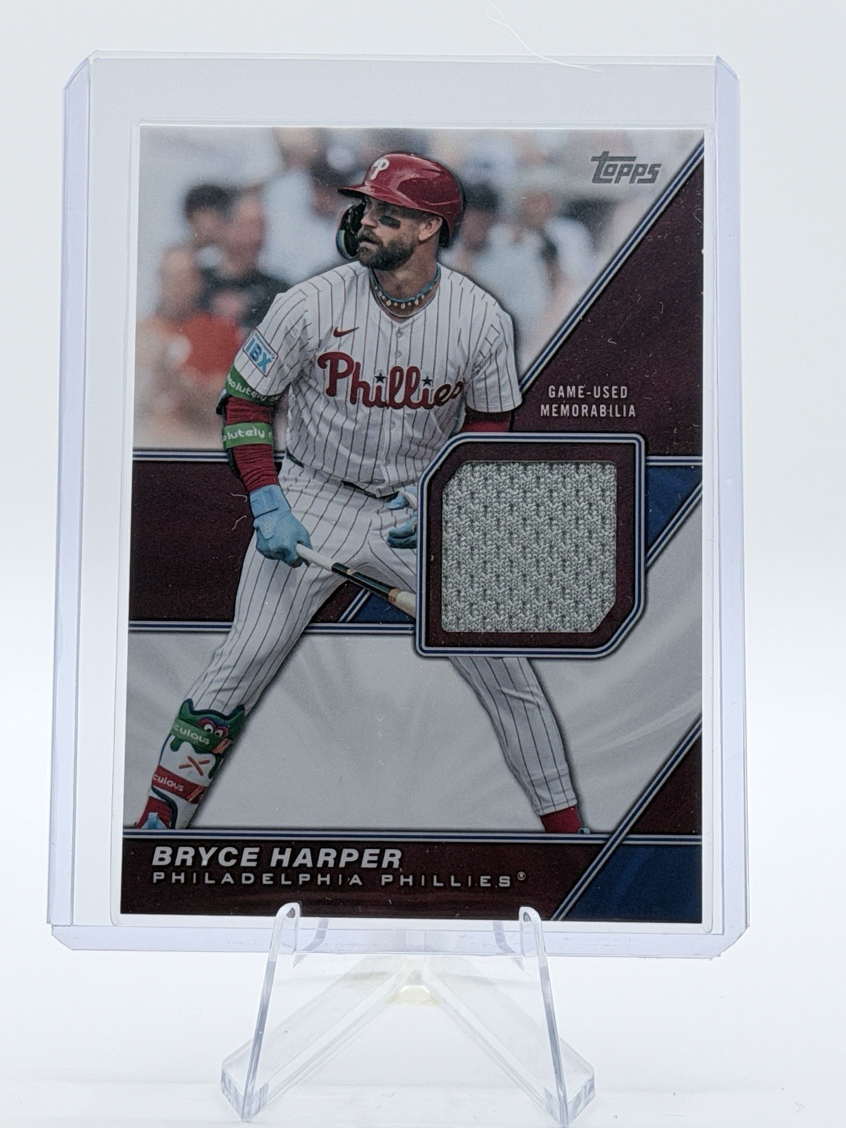 Bryce Harper Topps 2026 Series 2 Game Used Jersey Patch Card