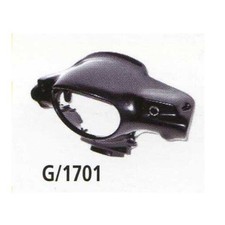 G/1701 COPRIMANUBRIO NERO NON VERNICIATO FACO APRILIA SCARABEO 50 1993-2002