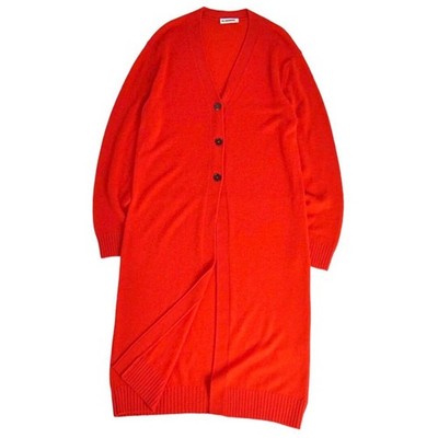 Jil Sander SANDER+ Cardigan Long Knit Wool Top Women's 32 Used MOLO-0