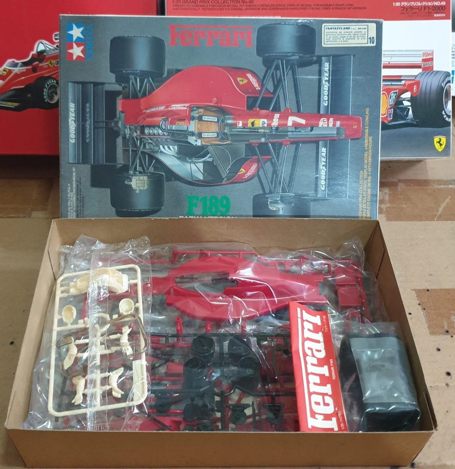 Tamiya  1/20 Ferrari F189     - raro -  NUOVO - Immagine 3 di 3