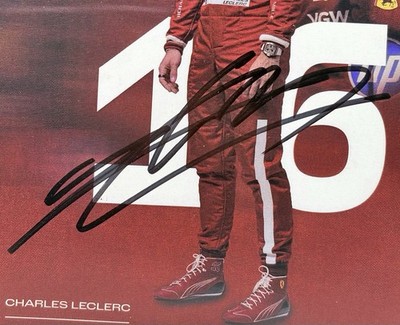 残りわずか★2025年シャルル・ルクレール・ドライバーズカード(直筆サインなし) F1 CHARLES LECLERC SIGNED SCUDERIA FERRARI DRIVER CARD 2025