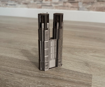 Modelo impreso en 3D del Gobierno Metropolitano de Tokio