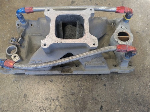 Brodix 23Β° SB Chevy Aluminum HVH Intake Manifold SP-1 #1011 Circle Track Race