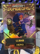 Minecraft Dungeons Arcade Series 4 (#138 Hero: Llama) FOIL Card