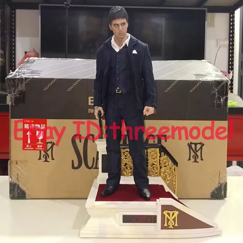BLITZWAY 1/4 Scarface Tony Montana Al Pacino Resin Statue Rooted