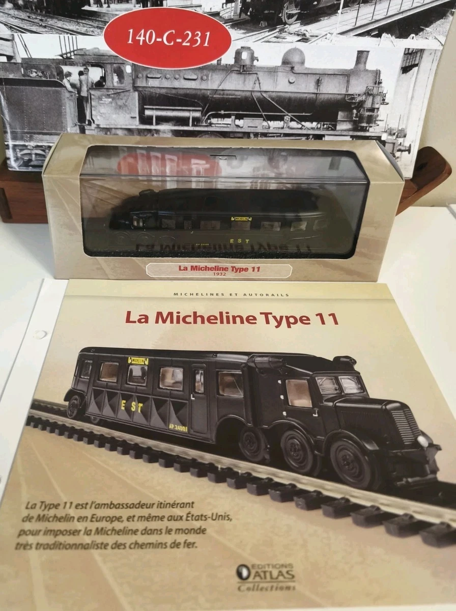 Atlas Michelines Autorails La Micheline Type 11 - 1932 - Sous Blister