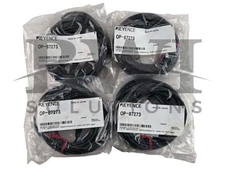 SEALED Keyence OP-87273 Connector Cable M12 L-Shaped 5M PVC OP87273 Lot of 4