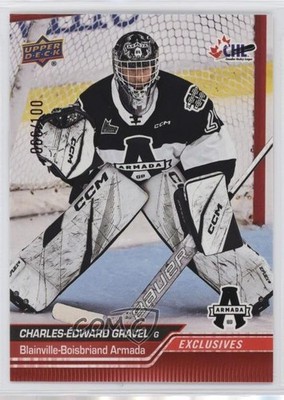 2023-24 Upper Deck CHL Exclusives 66/100 Charles-Edward Gravel #232 0nr3