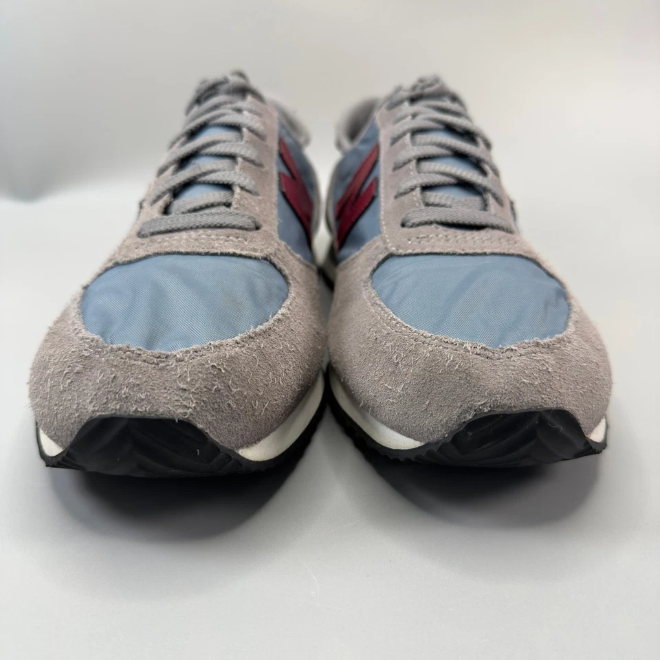 Новый баланс 720 образец мужской 9,5 9 1/2 D ретро кроссовок синий серый красный нейлона замши - Изображение 2 из 4
