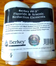 Berkey PF-2 Fluoride Water Filters for Berkey Systems-New Sealed Package