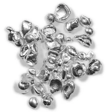 3 Troy oz .999 Fine Silver Poured Shot 93.30 Grams