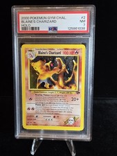 Blaine's Charizard 2/132 Gym Challenge Holo PSA 7 on eBay