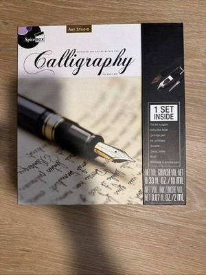 Art Studio Calligraphy Box Set by Spice Box The Easy Way to Draw