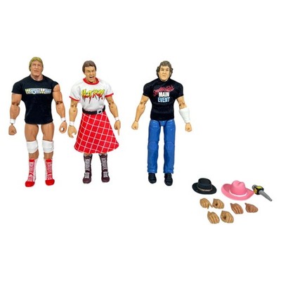 WWE Elite Collection Piper's Pit Complete Figure 3-Pack Orndorff Orton Piper