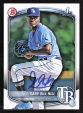 Gary Gill Hill Signed 2025 1st Bowman Paper Card #BP-55 Tampa Bay Rays 3
