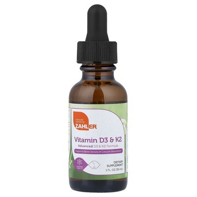 Zahler, Vitamin D3 und K2, 30 ml - DE Versand via DHL