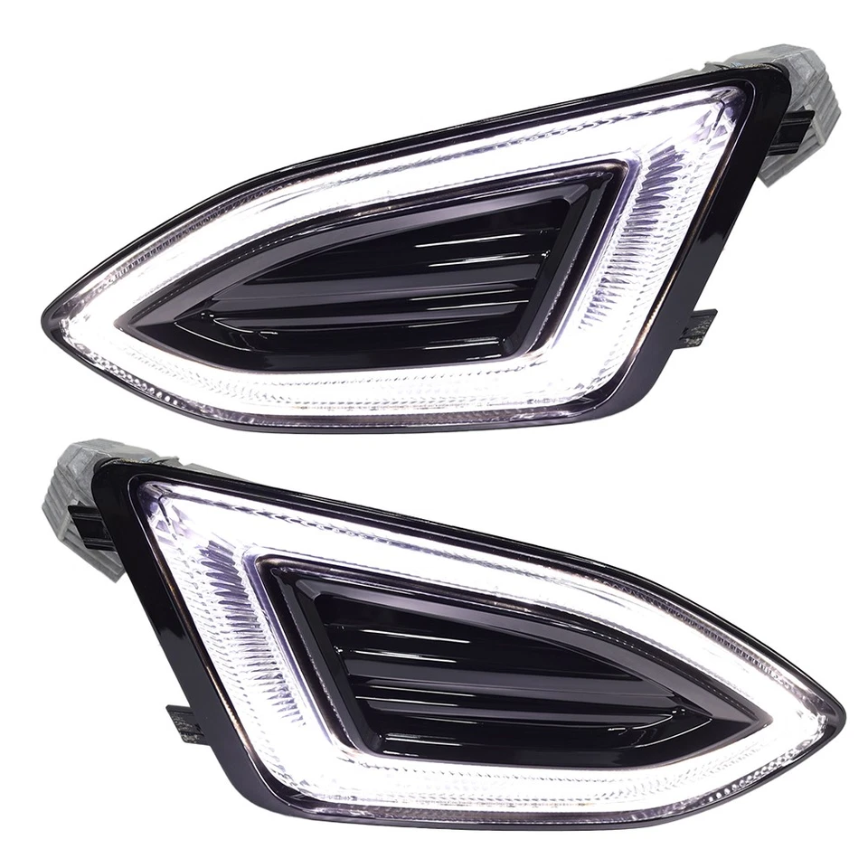 Par de luces antiniebla para Ford Edge 2015-2018 luces LED delanteras lado derecho e izquierdo Foto 3 de 4