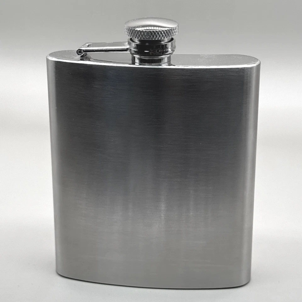 WMF Germany Stainless Steel Hip Flask Set w/ Funnel & Shot Cups – Brushed Finish - Image 2 of 4