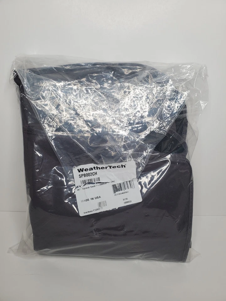 WeatherTech Bucket 座椅保护炭灰色 SPB002CH 适用于卡车汽车 SUV — 第 4/4 张图片
