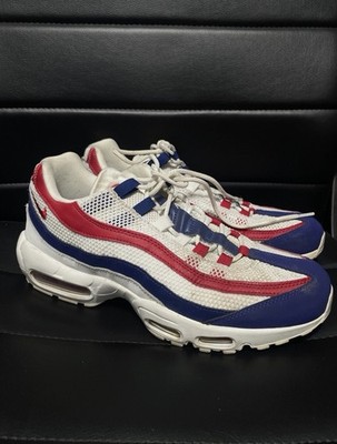 Nike Air Max 95 USA CJ9926-100 White/Gym Red-Deep Royal Blue  display picture 1