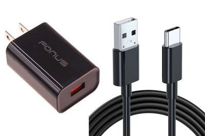 18W Fast Home Charger 6ft Long USB-C Cable Type-C Cord USB for Smart Phones