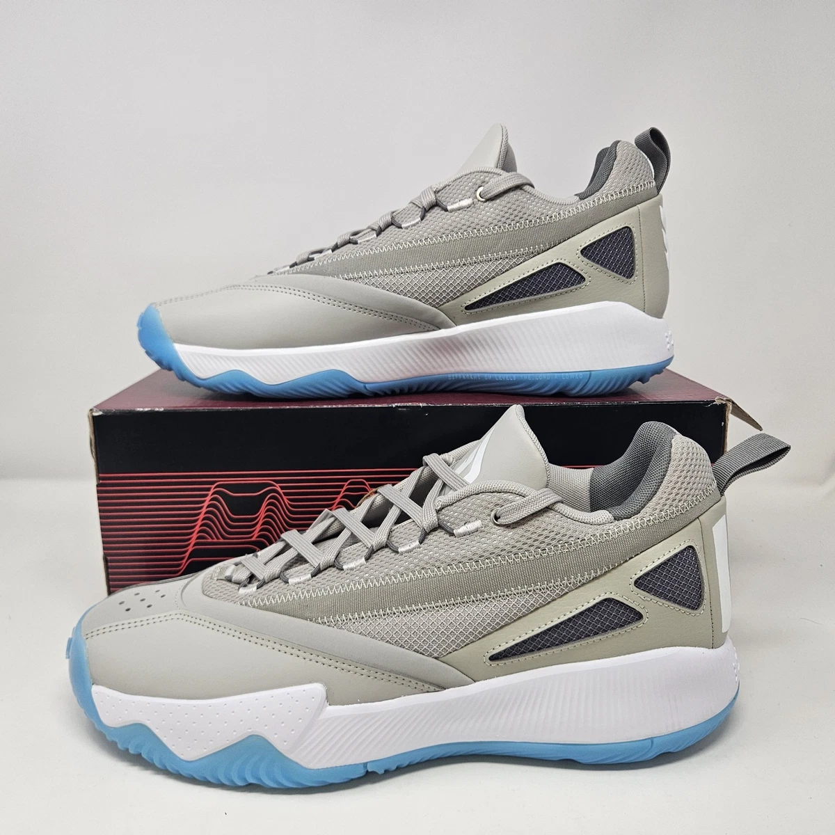 Adidas Dame Certified 2 Low Metal Grey Cloud White Grey Sneakers Adidas Dame Certified 2.0 Colorways - 7 Styles main image 3