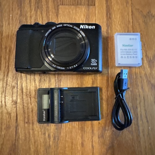 Nikon COOLPIX S9900 Digital Camera with Extra Battery & Charger! EXCELLENT Cond!