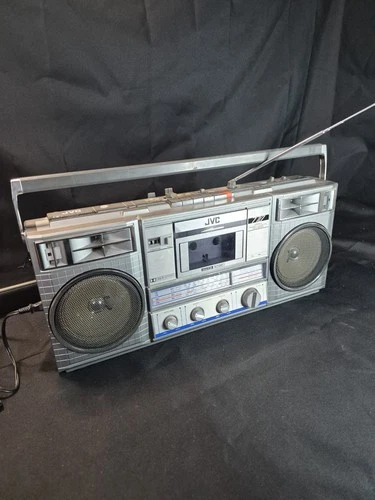 Vintage JVC RC-770JW Boombox Portable Radio Cassette Player Works Mostly..