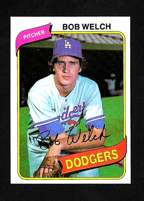 1980 TOPPS BASEBALL # 146 BOB WELCH LOS ANGELES DODGERS NM-MT PACK FRESH!