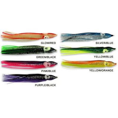 Lead Masters Hoochie Squid Skirts | 5-Pack | Tuna & Salmon