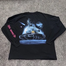 Cactus Jack Travis Scott McDonald's Space 2020 Long Sleeve Shirt Mens Tag Large