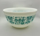 PYREX Amish Butter print Mixing Bowl 1 1/2 Quart 402 Ovenware USA Vintage
