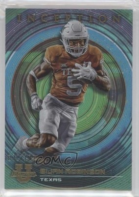 2022-23 Bowman Inception University Aqua Foil V2 95/199 Bijan Robinson #37 7ud
