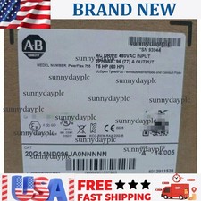NEW Allen Bradley 20G11ND096JA0NNNNN Powerflex 755 VFD 480V 75HP US Free Tax
