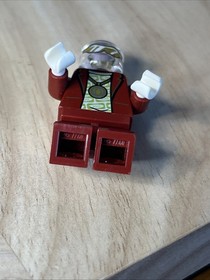 Lego Ultra Agents Invizable/Mr Pale Figure No Cracks- Missing Hat