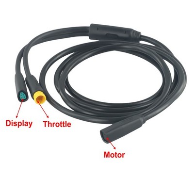 Ebike Motor Display Extended Cable For Bafang M410 M500 M800 Electric Parts